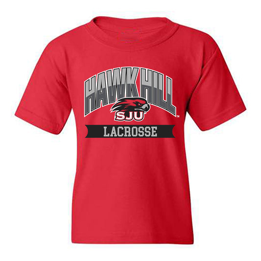 St. Joe's - NCAA Men's Lacrosse : Zion Garcia - Classic Shersey Youth T-Shirt-0