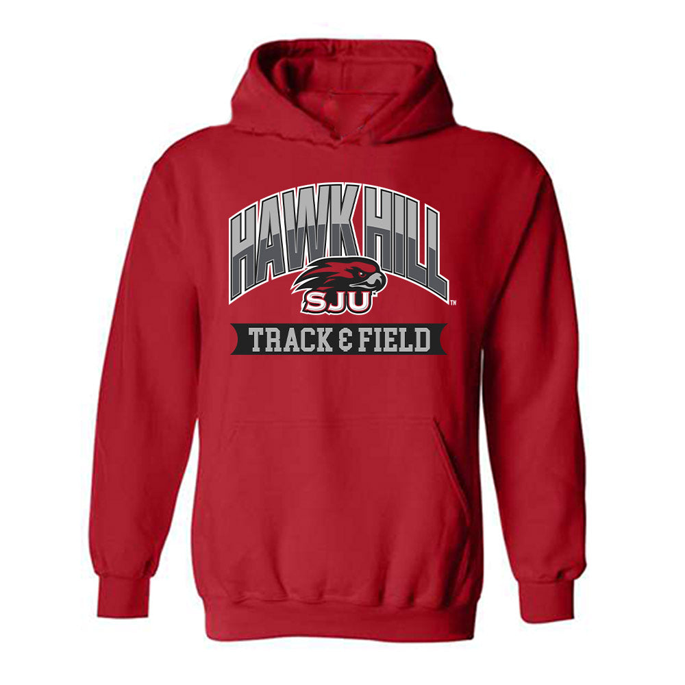 St. Joe's - NCAA Men's Track & Field : Matt Hoffman - Classic Shersey Hooded Sweatshirt-0