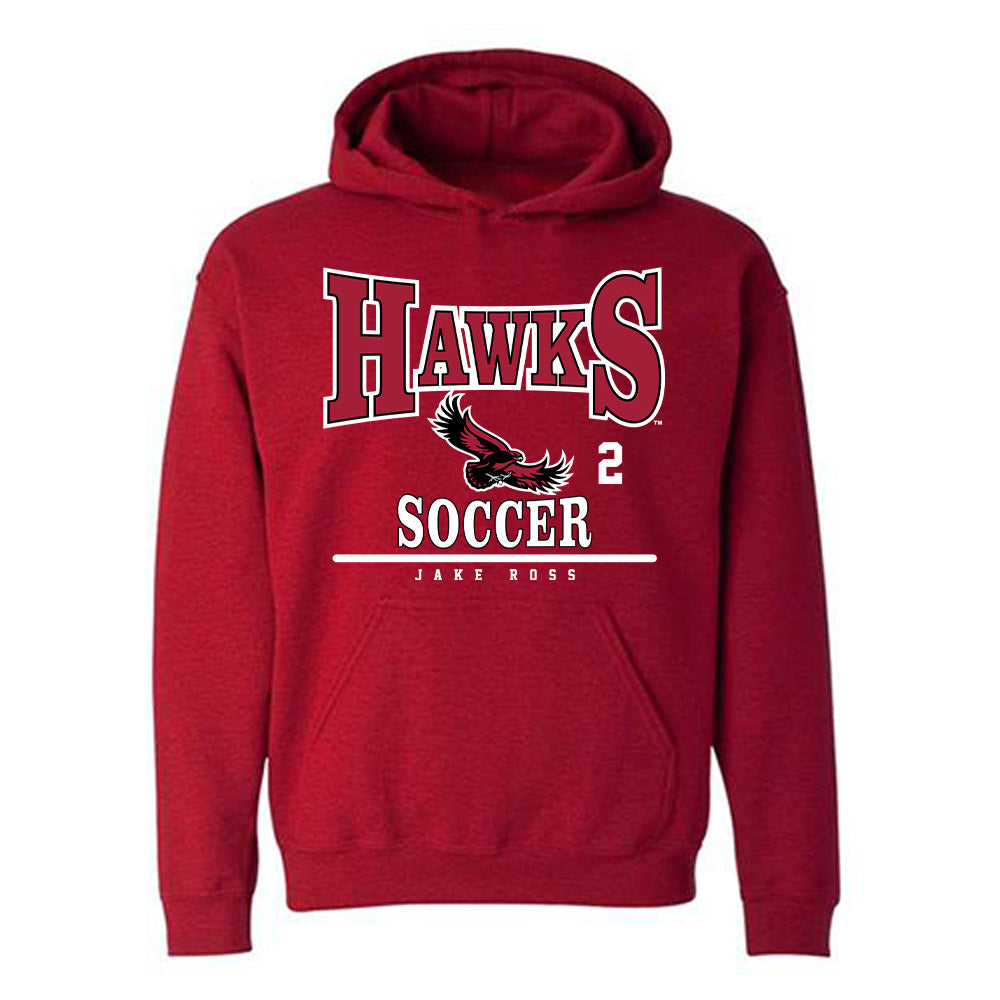 St. Joe's - NCAA Men's Soccer : Jake Ross - Classic Fashion Shersey Hooded Sweatshirt-0