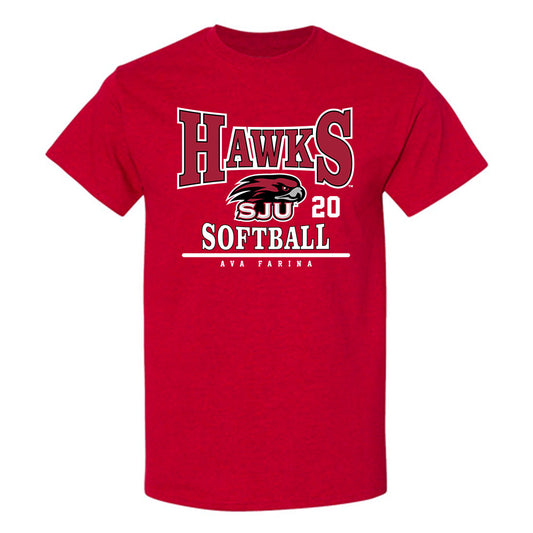 St. Joe's - NCAA Softball : Ava Farina - Classic Fashion Shersey T-Shirt-0