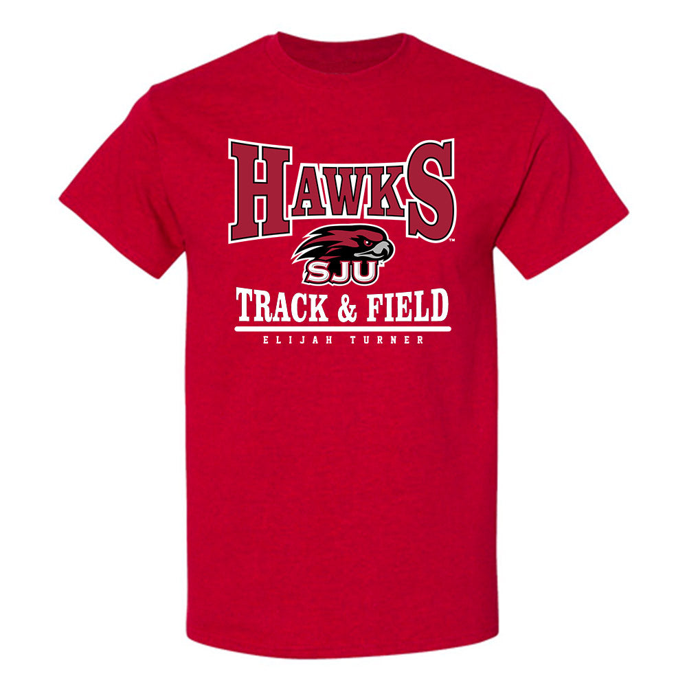 St. Joe's - NCAA Men's Track & Field : Elijah Turner - Classic Fashion Shersey T-Shirt-0