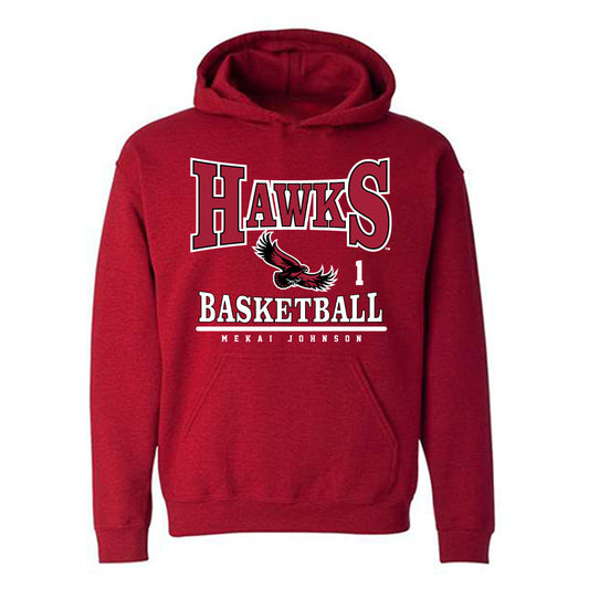St. Joe's - NCAA Men's Basketball : Mekai Johnson - Classic Fashion Shersey Hooded Sweatshirt-0
