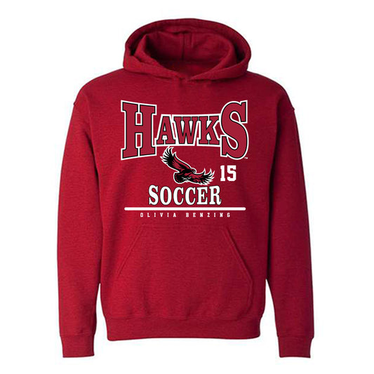 St. Joe's - NCAA Women's Soccer : Olivia Benzing - Classic Fashion Shersey Hooded Sweatshirt-0