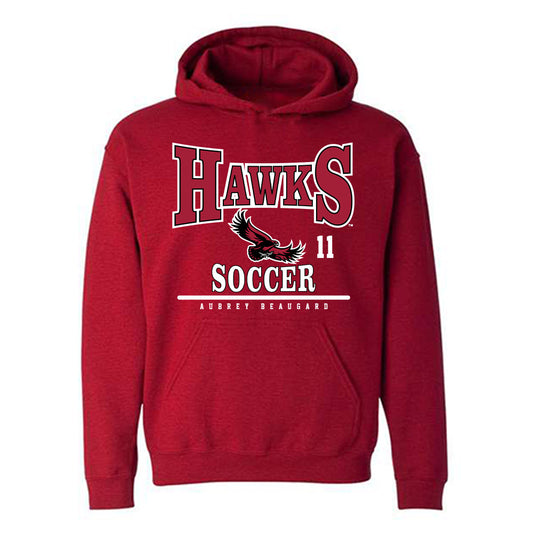 St. Joe's - NCAA Women's Soccer : Aubrey Beaugard - Classic Fashion Shersey Hooded Sweatshirt-0