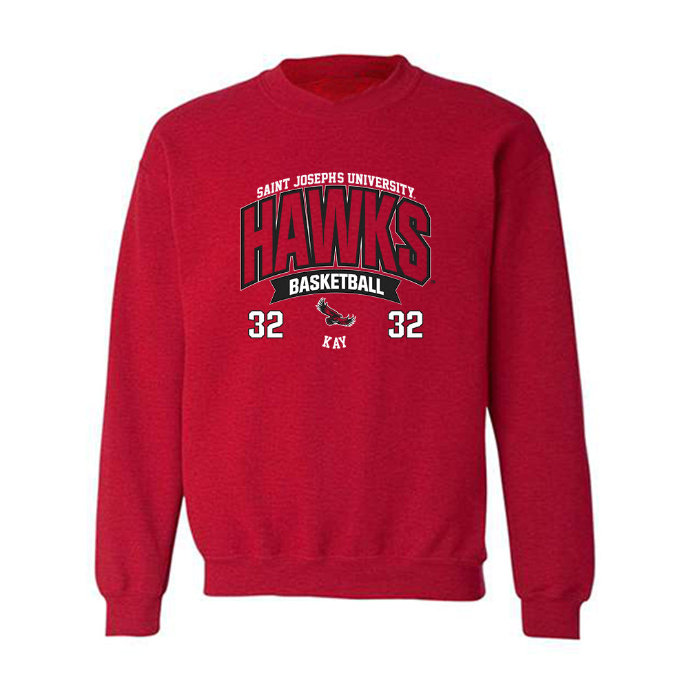 St. Joe's - NCAA Women's Basketball : Cecilia Kay - Sport Shersey Crewneck Sweatshirt-0
