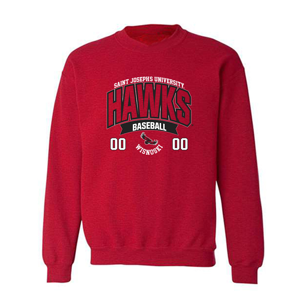 St. Joe's - NCAA Baseball : Gavin Wisnoski - Sport Shersey Crewneck Sweatshirt-0