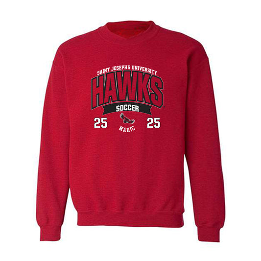 St. Joe's - NCAA Men's Soccer : Marko Maric - Sport Shersey Crewneck Sweatshirt-0