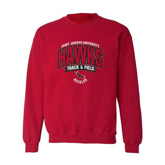 St. Joe's - NCAA Men's Track & Field : Stephen Heckler - Sport Shersey Crewneck Sweatshirt-0