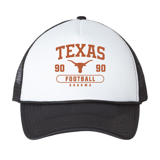 Texas - NCAA Football : Josiah Sharma - Trucker Hat-0