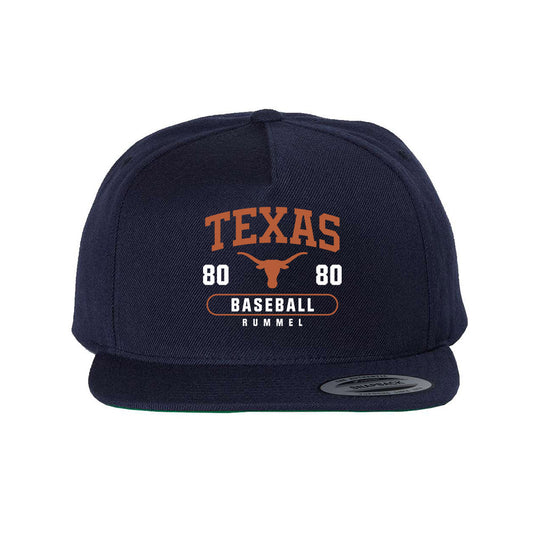 Texas - NCAA Baseball : Cooper Rummel - Snapback Hat-0