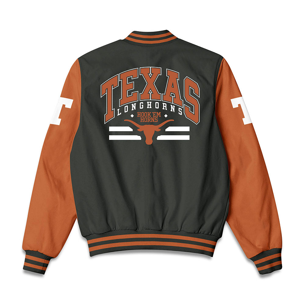Texas - NCAA Men's Cross Country : Kai McCullough - Bomber Jacket-1