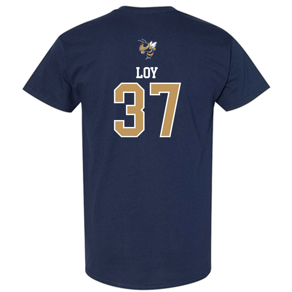 Georgia Tech - NCAA Baseball : Dylan Loy - Sports Shersey T-Shirt-1