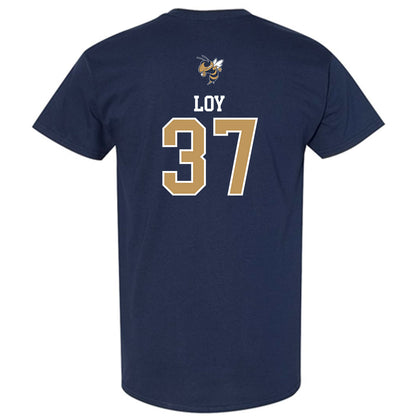 Georgia Tech - NCAA Baseball : Dylan Loy - Sports Shersey T-Shirt-1