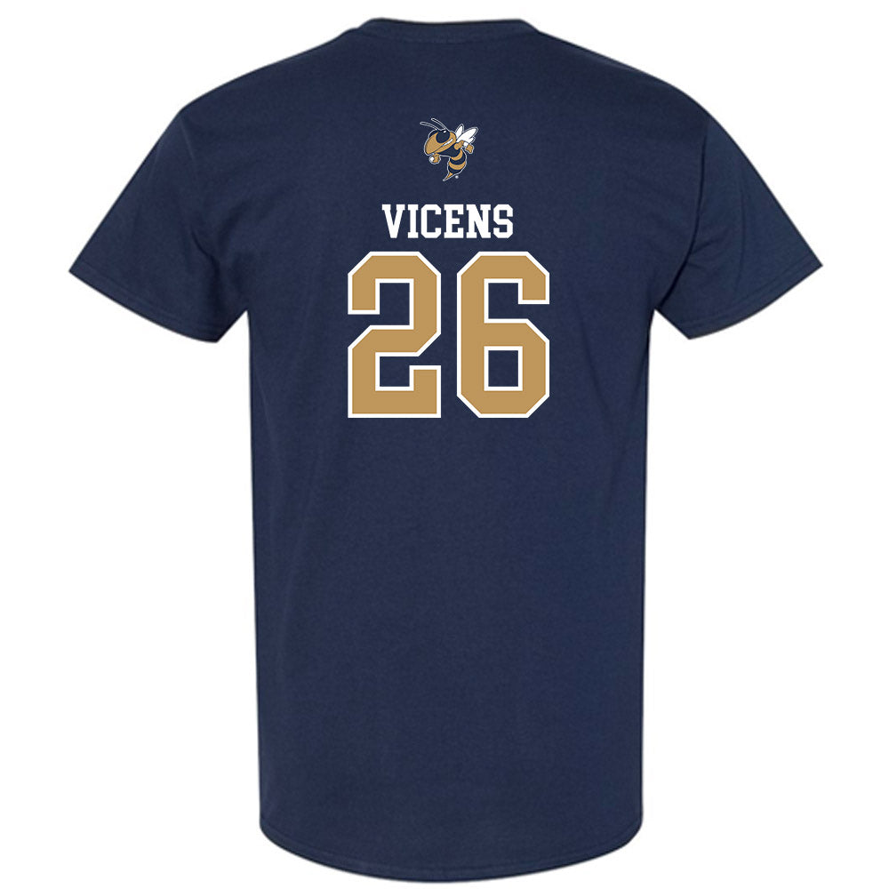 Georgia Tech - NCAA Baseball : Jamie Vicens - Sports Shersey T-Shirt-1