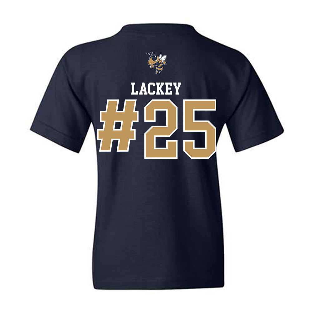 Georgia Tech - NCAA Baseball : Vahn Lackey - Sports Shersey Youth T-Shirt-1