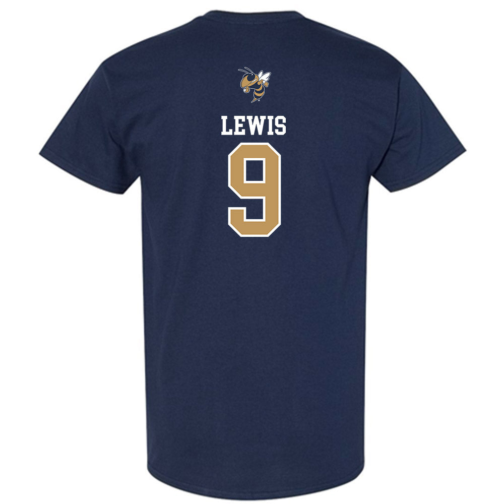 Georgia Tech - NCAA Baseball : Coleman Lewis - Sports Shersey T-Shirt-1