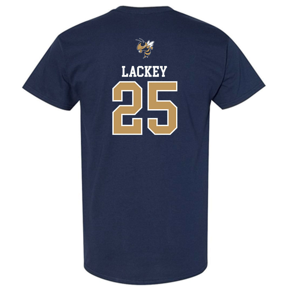 Georgia Tech - NCAA Baseball : Vahn Lackey - Sports Shersey T-Shirt-1