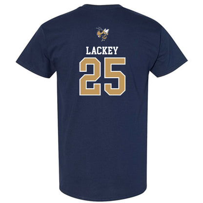 Georgia Tech - NCAA Baseball : Vahn Lackey - Sports Shersey T-Shirt-1