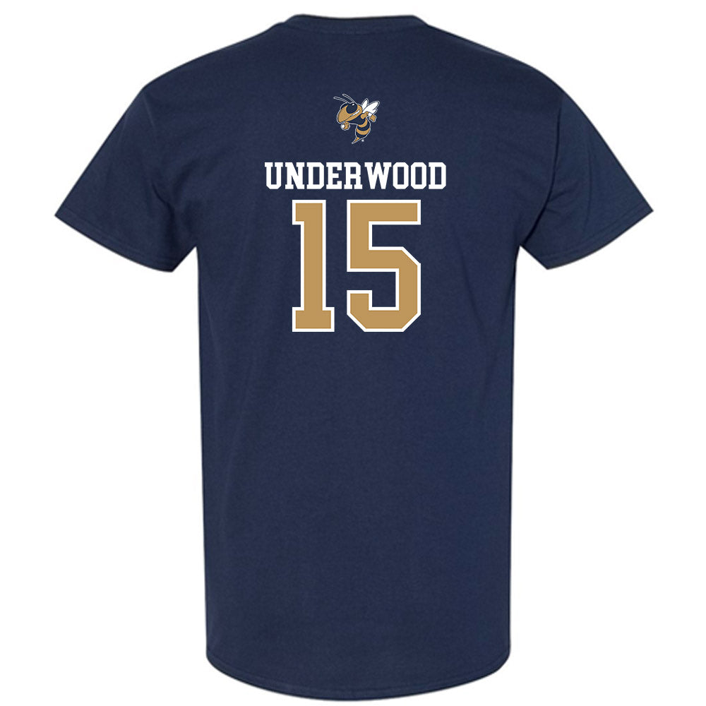 Georgia Tech - NCAA Baseball : Cooper Underwood - Sports Shersey T-Shirt-1
