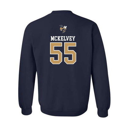 Georgia Tech - NCAA Baseball : Adam Mckelvey - Sports Shersey Crewneck Sweatshirt-1