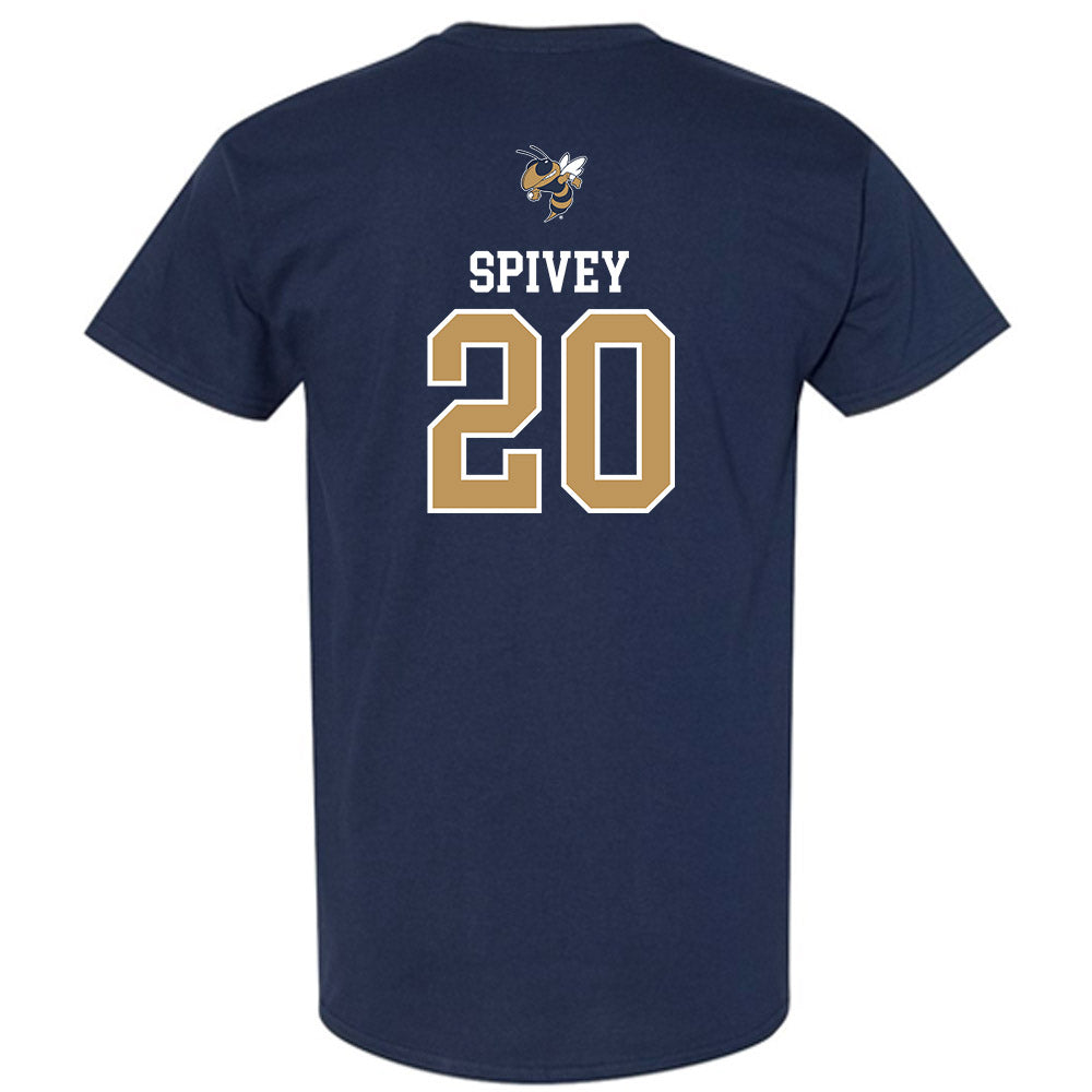 Georgia Tech - NCAA Baseball : Caden Spivey - Sports Shersey T-Shirt-1