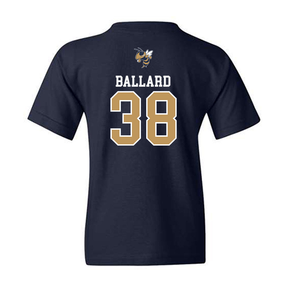 Georgia Tech - NCAA Baseball : Carson Ballard - Sports Shersey Youth T-Shirt-1