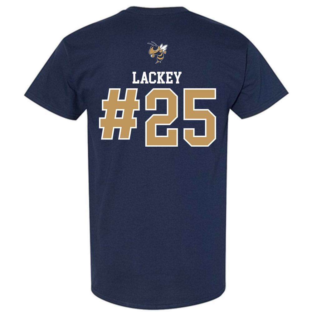 Georgia Tech - NCAA Baseball : Vahn Lackey - Sports Shersey T-Shirt-1