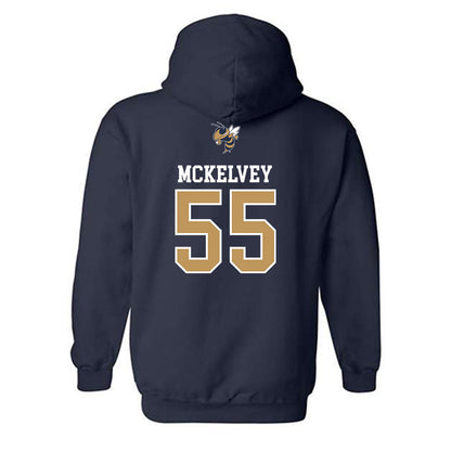 Georgia Tech - NCAA Baseball : Adam Mckelvey - Sports Shersey Hooded Sweatshirt-1