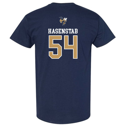Georgia Tech - NCAA Baseball : Riley Hasenstab - Sports Shersey T-Shirt-1
