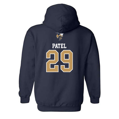 Georgia Tech - NCAA Baseball : Mason Patel - Sports Shersey Hooded Sweatshirt-1