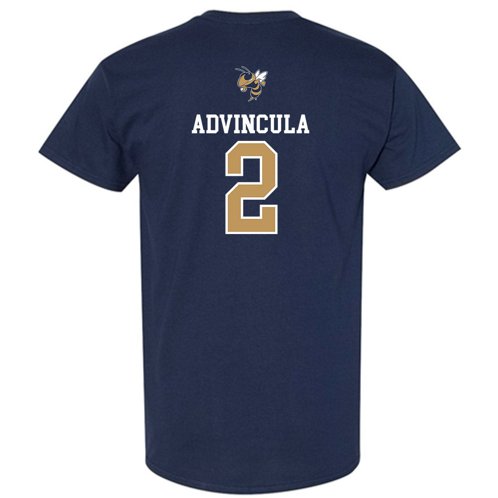 Georgia Tech - NCAA Baseball : Jarren Advincula - Sports Shersey T-Shirt-1