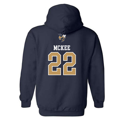 Georgia Tech - NCAA Baseball : Tate McKee - Sports Shersey Hooded Sweatshirt-1