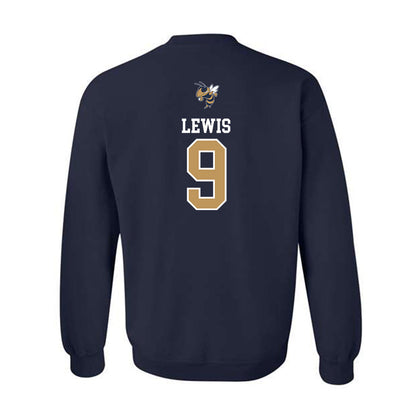 Georgia Tech - NCAA Baseball : Coleman Lewis - Sports Shersey Crewneck Sweatshirt-1