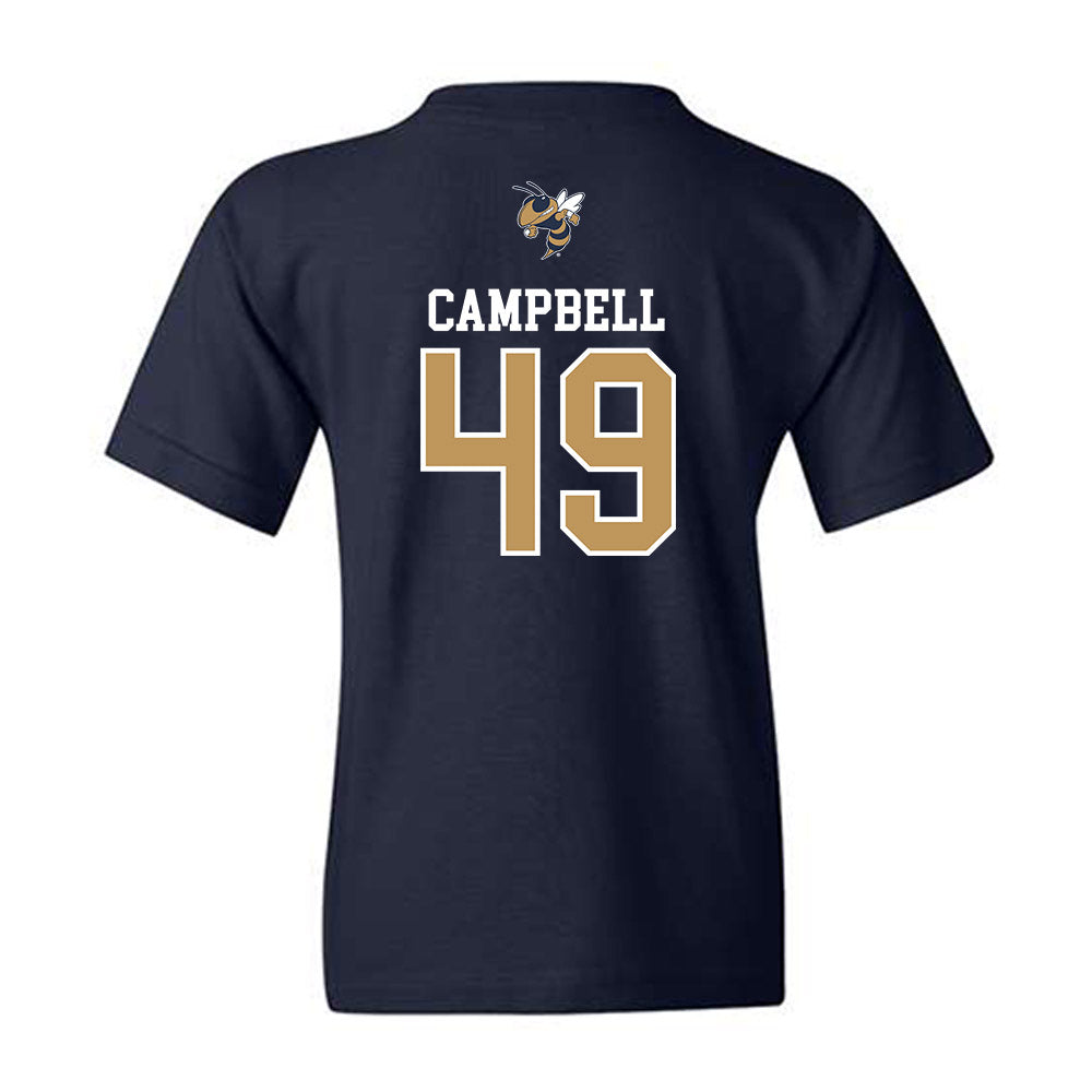 Georgia Tech - NCAA Baseball : Kayden Campbell - Sports Shersey Youth T-Shirt-1