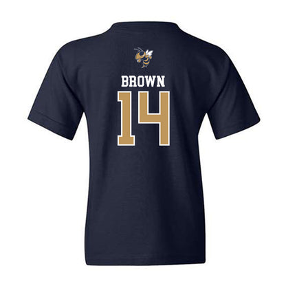 Georgia Tech - NCAA Baseball : Cade Brown - Sports Shersey Youth T-Shirt-1