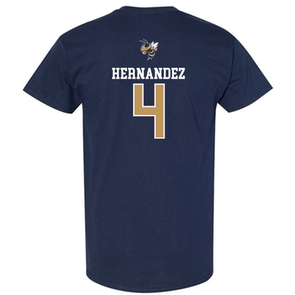 Georgia Tech - NCAA Baseball : Alex Hernandez - Sports Shersey T-Shirt-1