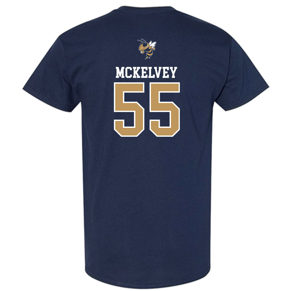 Georgia Tech - NCAA Baseball : Adam Mckelvey - Sports Shersey T-Shirt-1