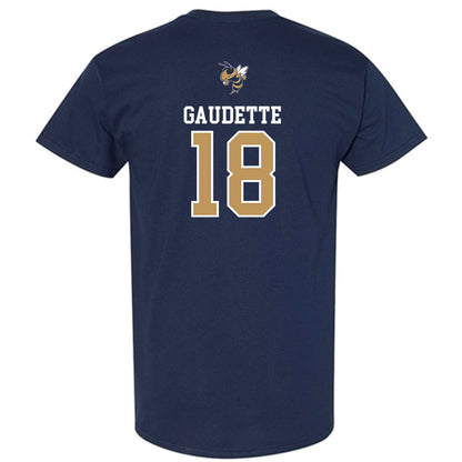 Georgia Tech - NCAA Baseball : Caden Gaudette - Sports Shersey T-Shirt-1