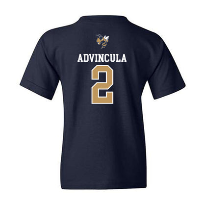 Georgia Tech - NCAA Baseball : Jarren Advincula - Sports Shersey Youth T-Shirt-1