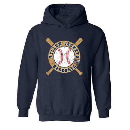 Georgia Tech - NCAA Baseball : Will Baker - Sports Shersey Hooded Sweatshirt-0