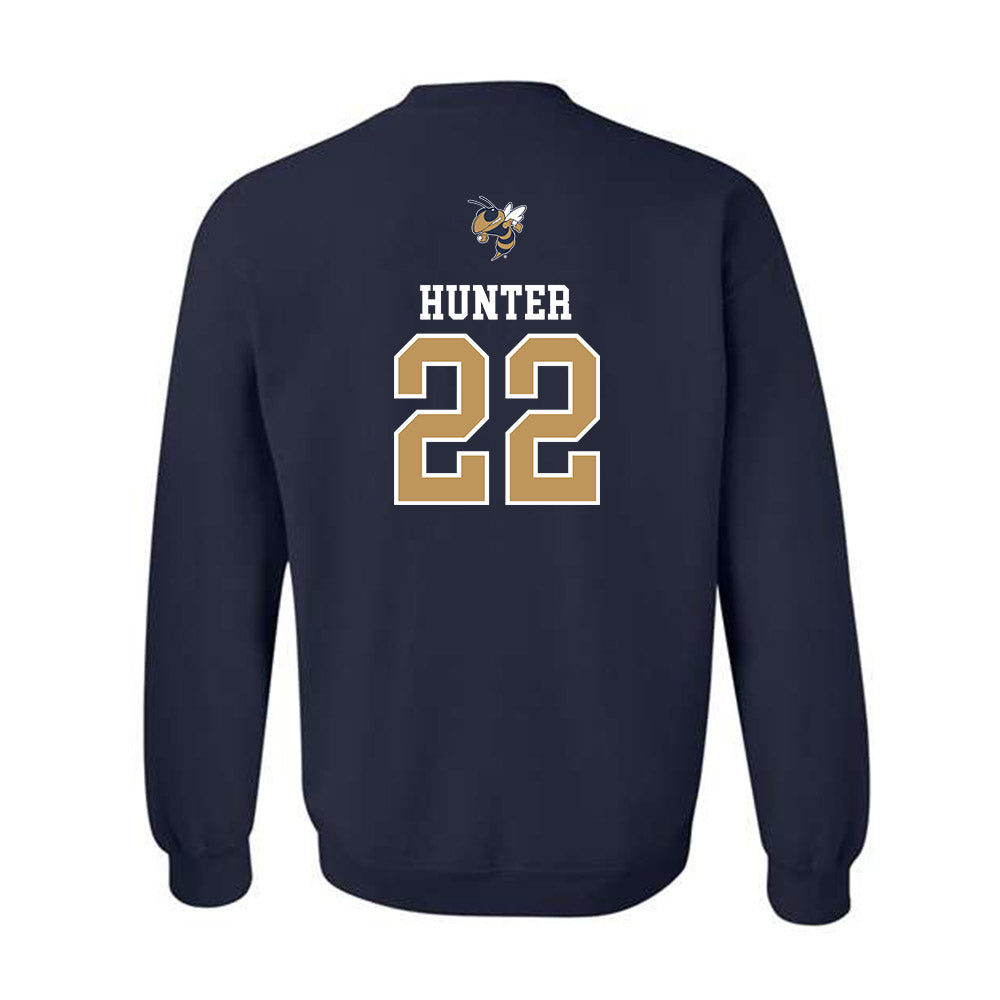 Georgia Tech - NCAA Softball : Reese Hunter - Sports Shersey Crewneck Sweatshirt-1