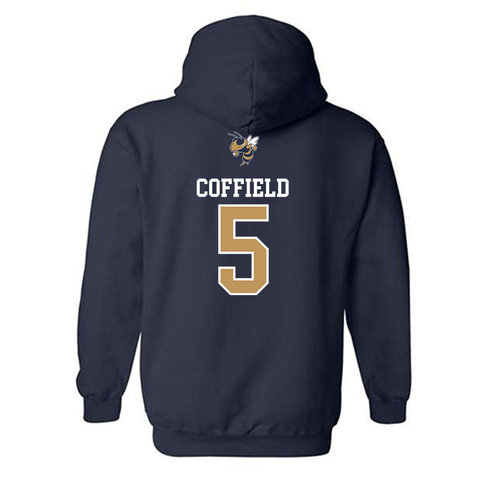 Georgia Tech - NCAA Softball : Makayla Coffield - Sports Shersey Hooded Sweatshirt-1