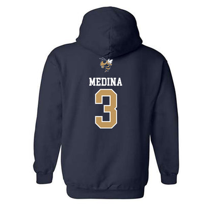 Georgia Tech - NCAA Softball : Holly Medina - Sports Shersey Hooded Sweatshirt-1