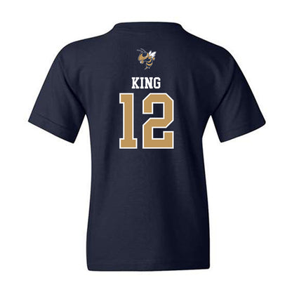 Georgia Tech - NCAA Softball : Gracie King - Sports Shersey Youth T-Shirt-1