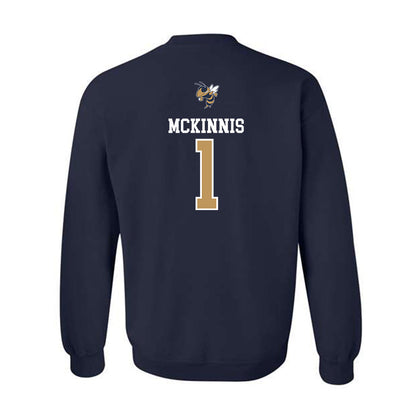 Georgia Tech - NCAA Softball : Abby McKinnis - Sports Shersey Crewneck Sweatshirt-1