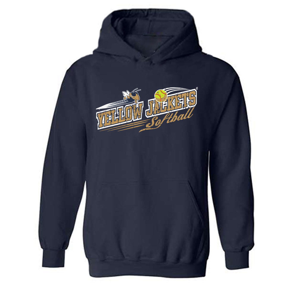Georgia Tech - NCAA Softball : Payton Miller - Sports Shersey Hooded Sweatshirt-0