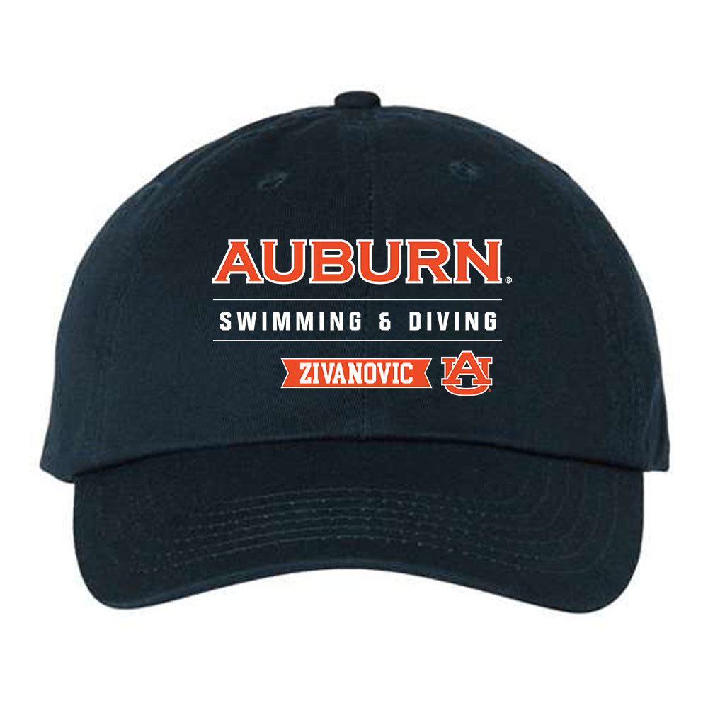 Auburn - NCAA Men's Swimming & Diving : Uros Zivanovic - Dad Hat-0
