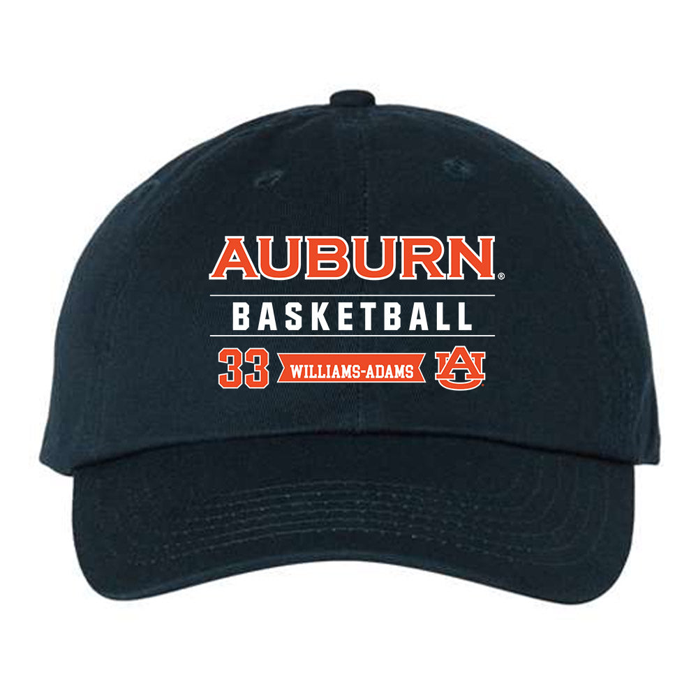 Auburn - NCAA Men's Basketball : Sebastian Williams-Adams - Dad Hat-0