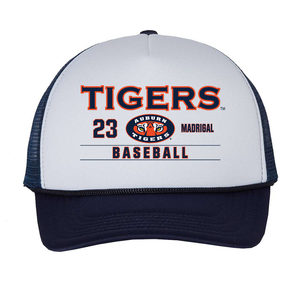 Auburn - NCAA Baseball : Eddie Madrigal - Trucker Hat-0