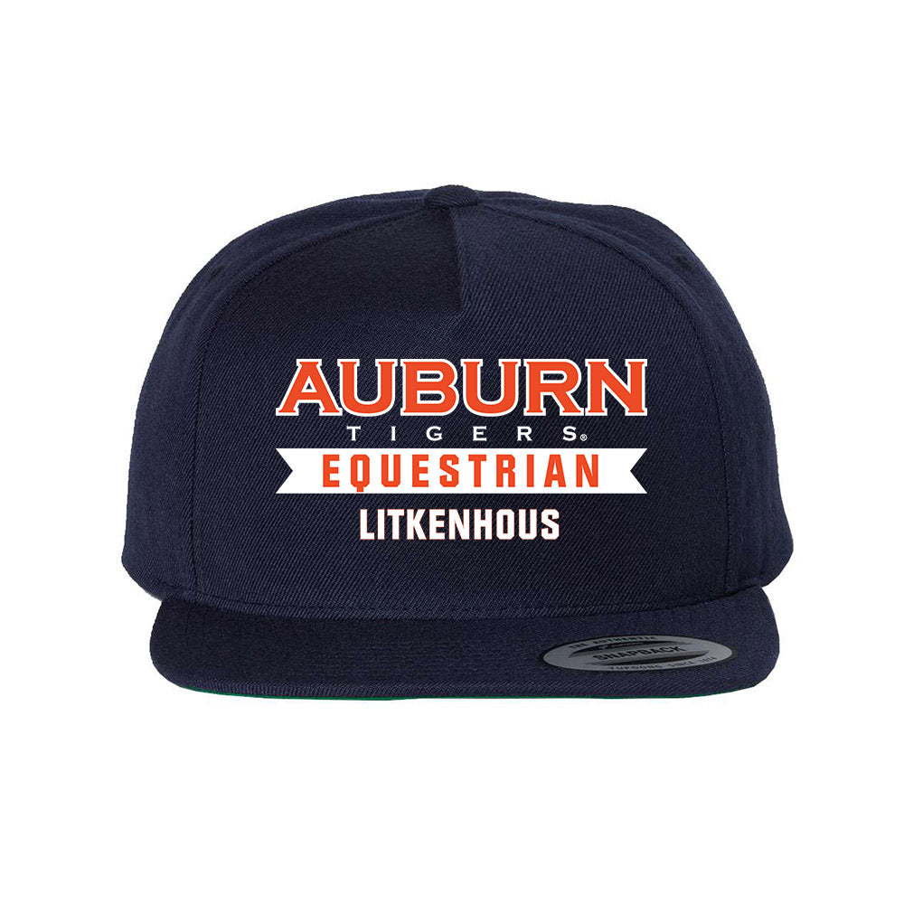 Auburn - NCAA Equestrian : Isabel Litkenhous - Snapback Hat-0